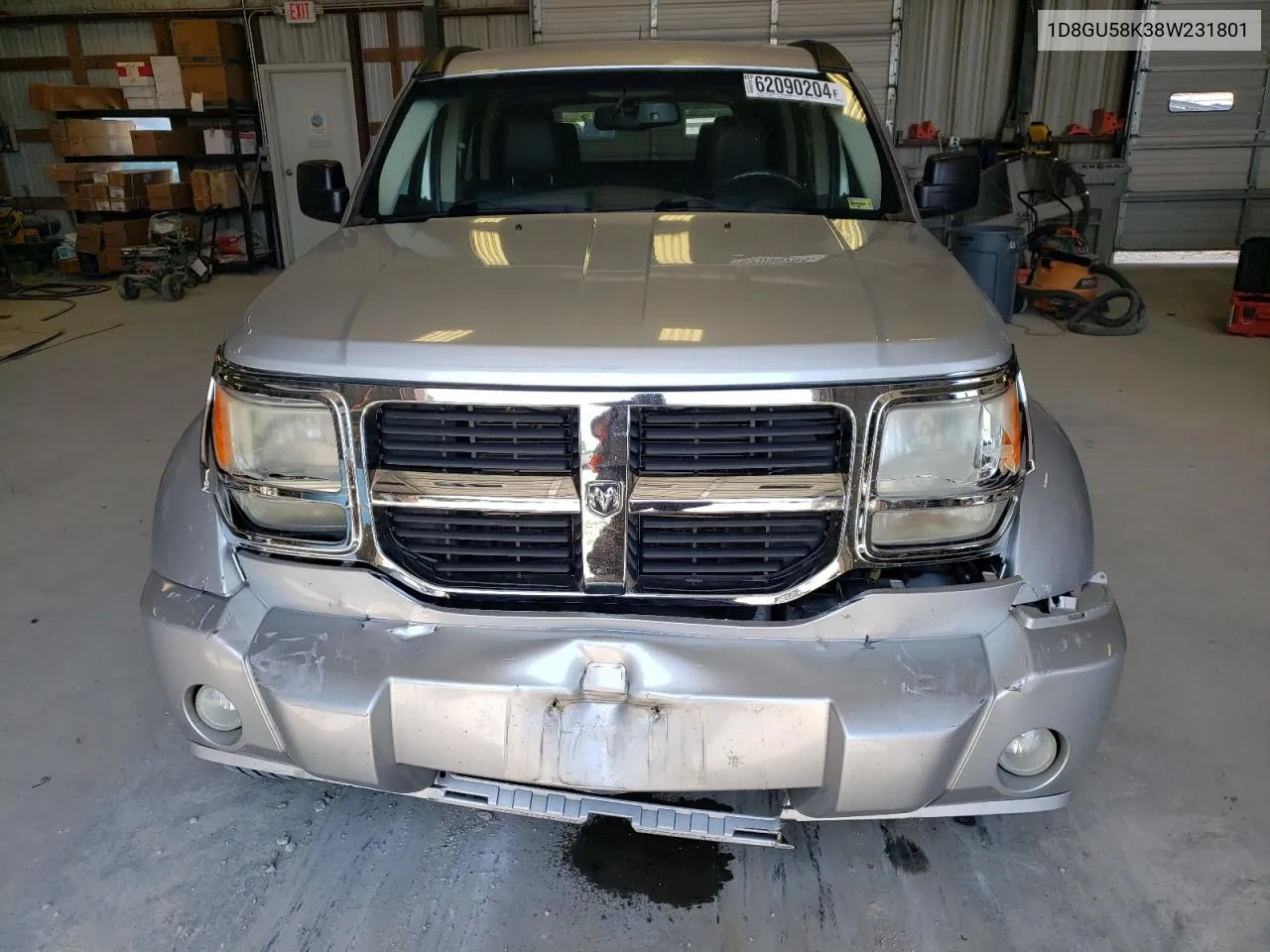 2008 Dodge Nitro Slt VIN: 1D8GU58K38W231801 Lot: 62090204