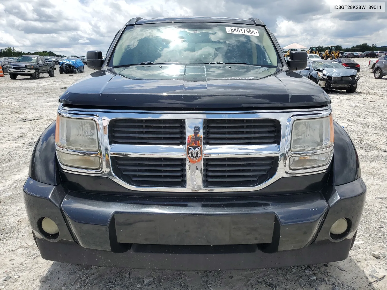 2008 Dodge Nitro Sxt VIN: 1D8GT28K28W189011 Lot: 64617984