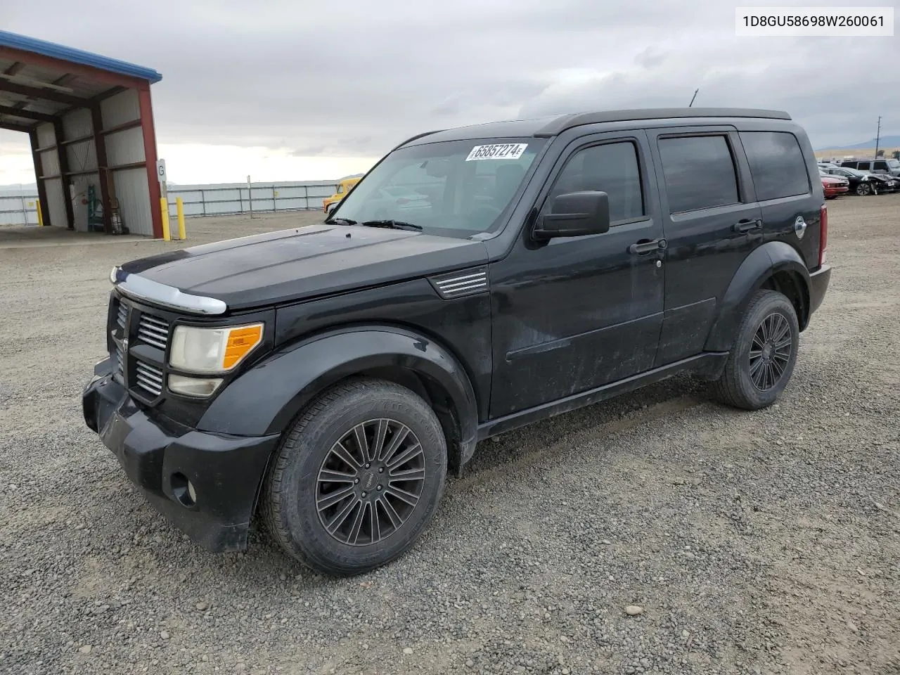 2008 Dodge Nitro R/T VIN: 1D8GU58698W260061 Lot: 65857274