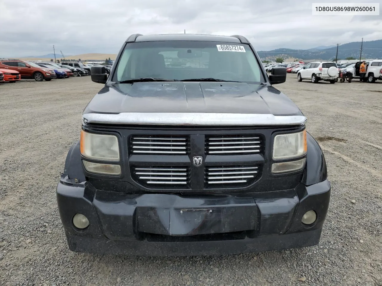 2008 Dodge Nitro R/T VIN: 1D8GU58698W260061 Lot: 65857274