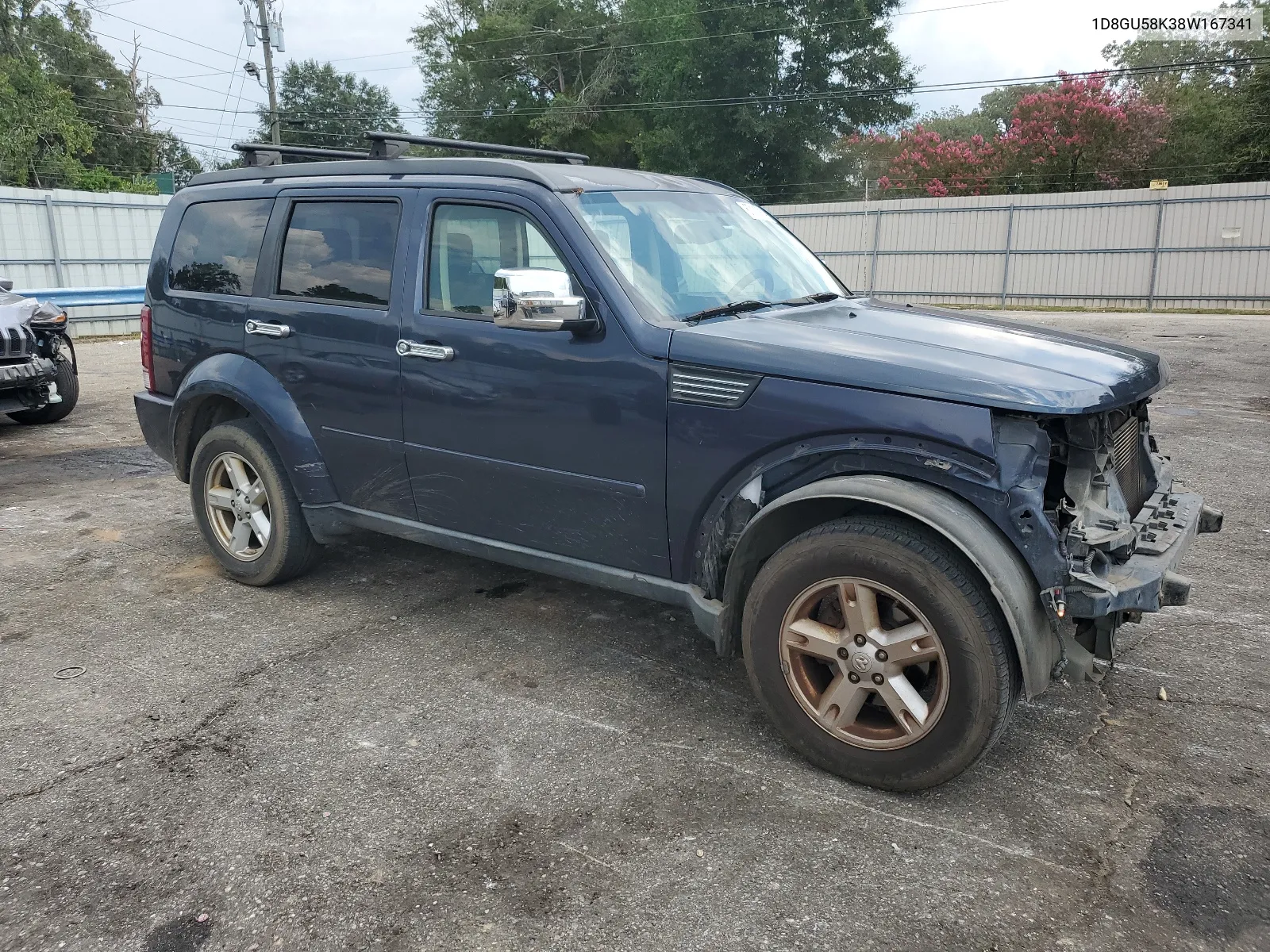 2008 Dodge Nitro Slt VIN: 1D8GU58K38W167341 Lot: 67110914