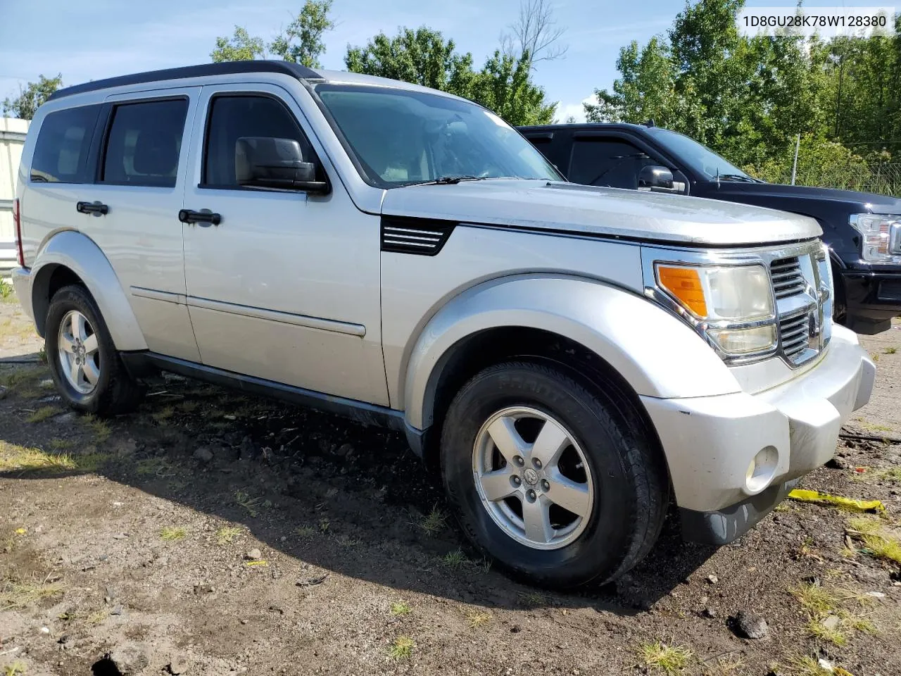 2008 Dodge Nitro Sxt VIN: 1D8GU28K78W128380 Lot: 67389254