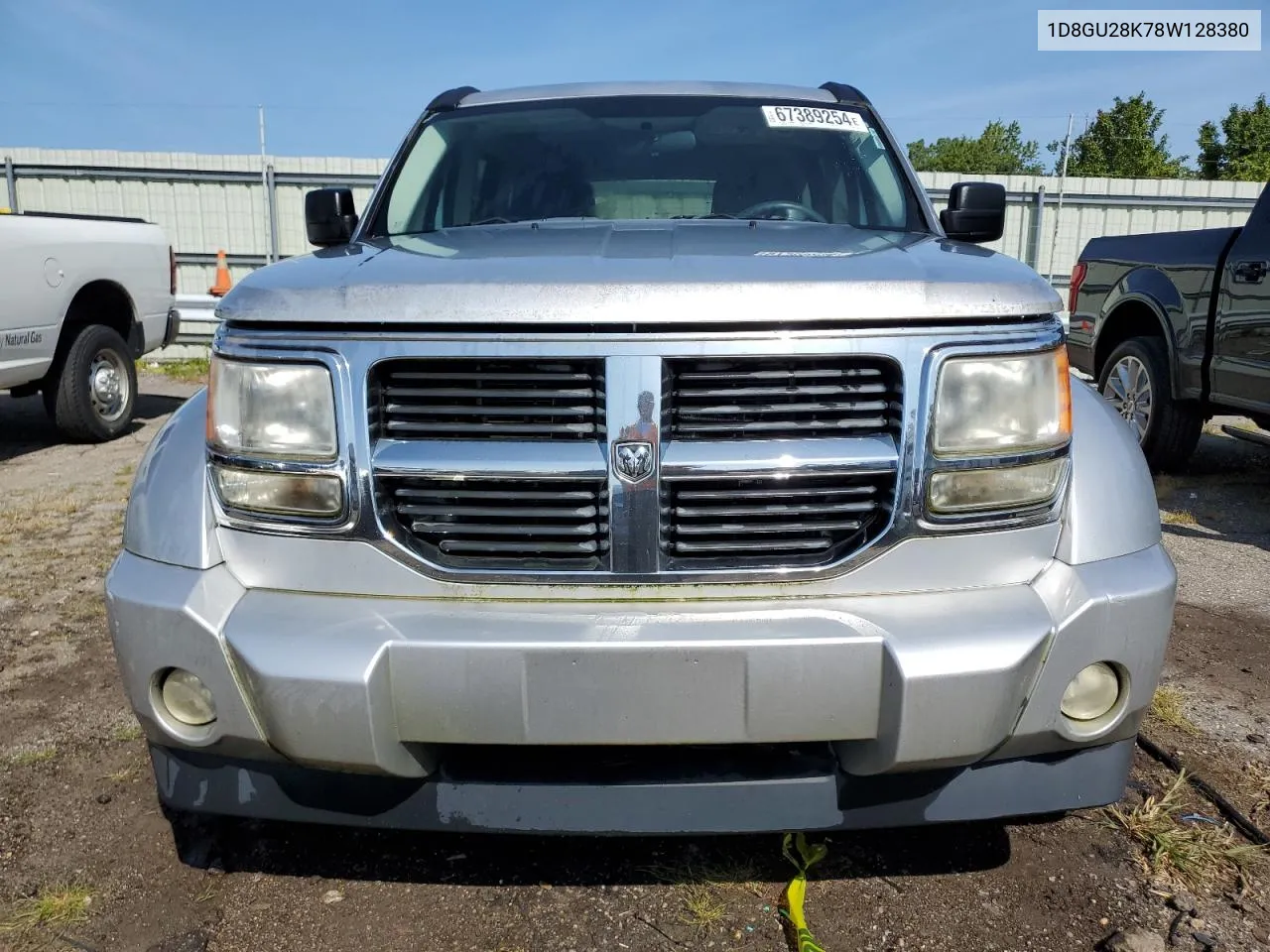 1D8GU28K78W128380 2008 Dodge Nitro Sxt