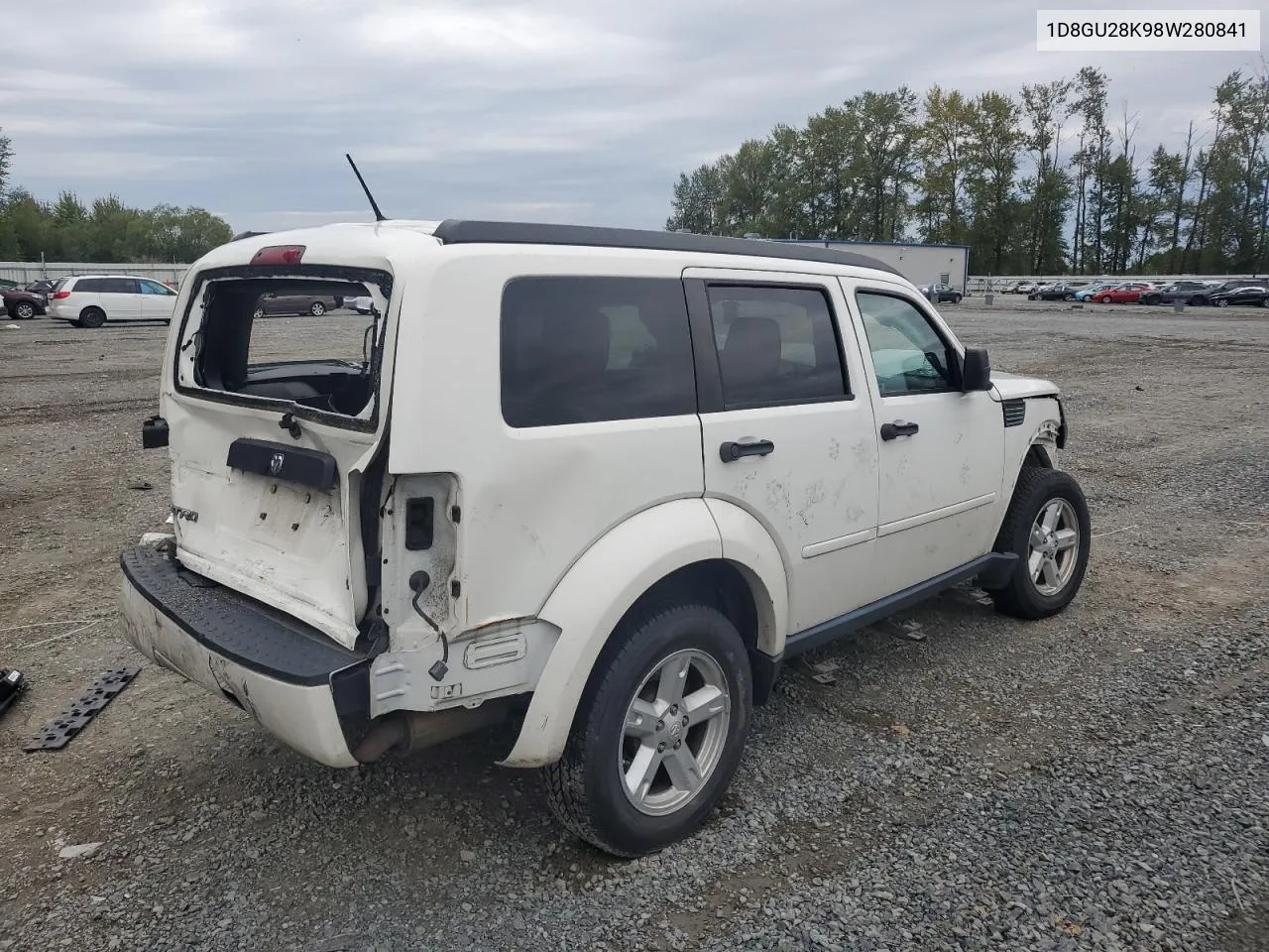 2008 Dodge Nitro Sxt VIN: 1D8GU28K98W280841 Lot: 69229534