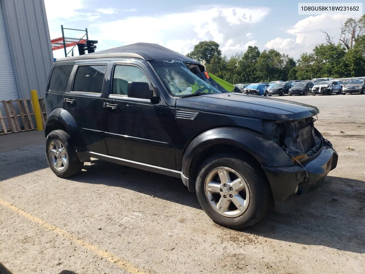 2008 Dodge Nitro Slt VIN: 1D8GU58K18W231652 Lot: 69601474