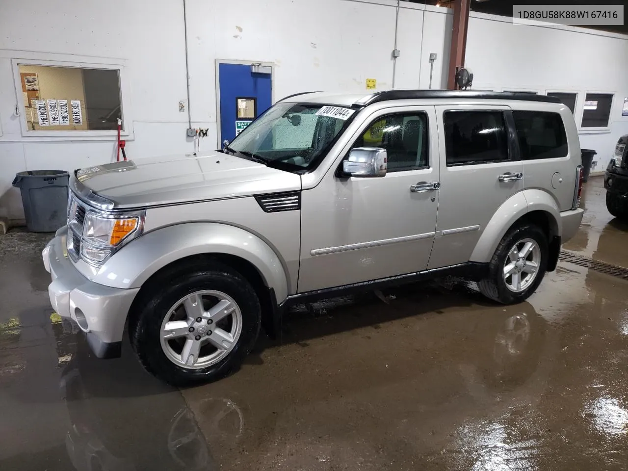 2008 Dodge Nitro Slt VIN: 1D8GU58K88W167416 Lot: 70011044