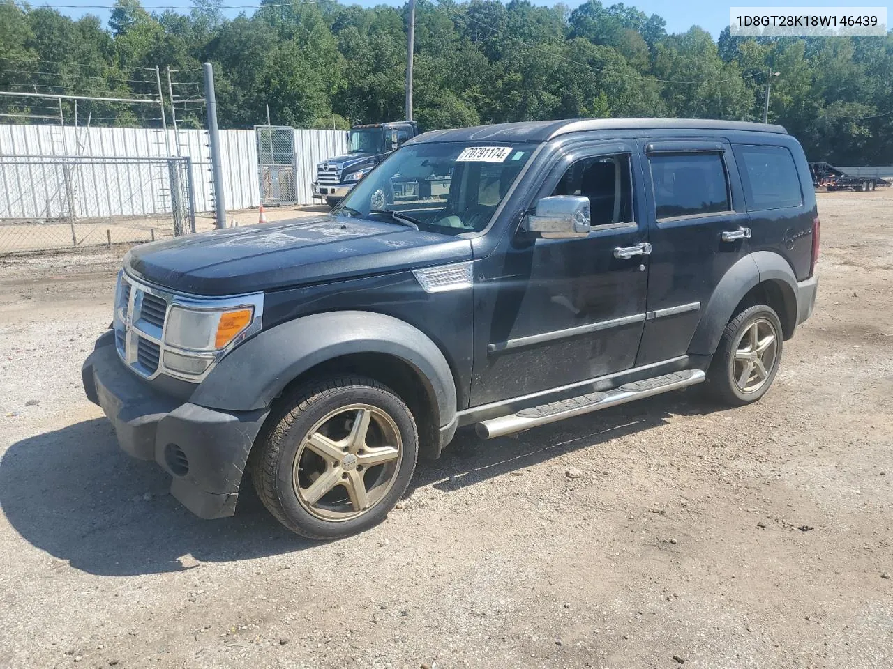 2008 Dodge Nitro Sxt VIN: 1D8GT28K18W146439 Lot: 70791174