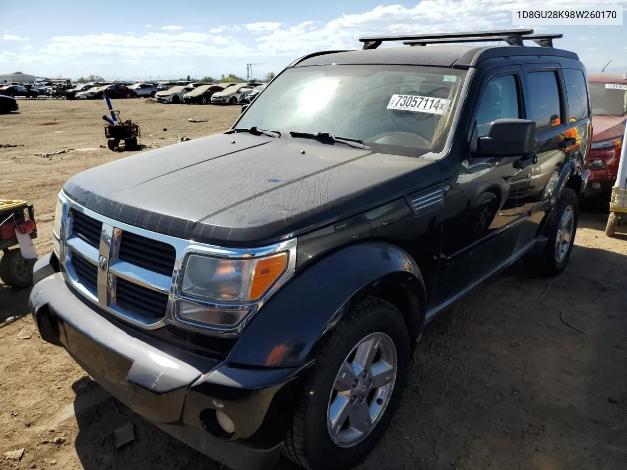 2008 Dodge Nitro Sxt VIN: 1D8GU28K98W260170 Lot: 73057114