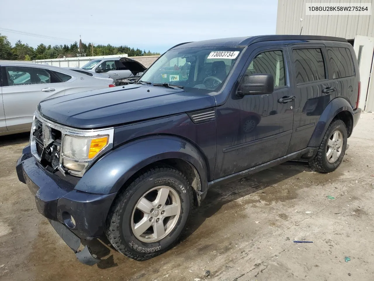 2008 Dodge Nitro Sxt VIN: 1D8GU28K58W275264 Lot: 73083734