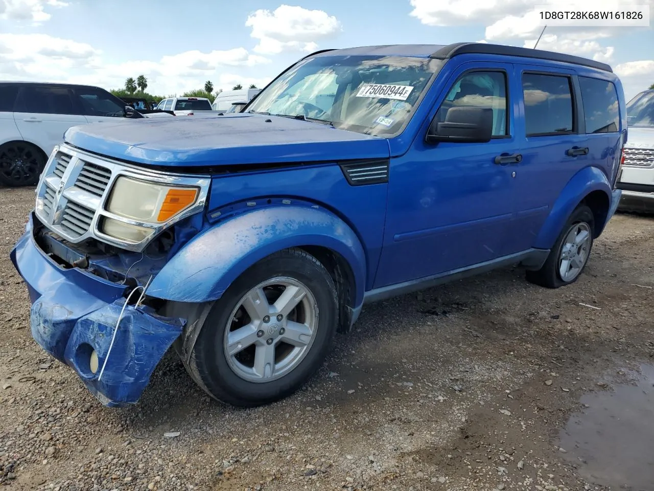 2008 Dodge Nitro Sxt VIN: 1D8GT28K68W161826 Lot: 75060944