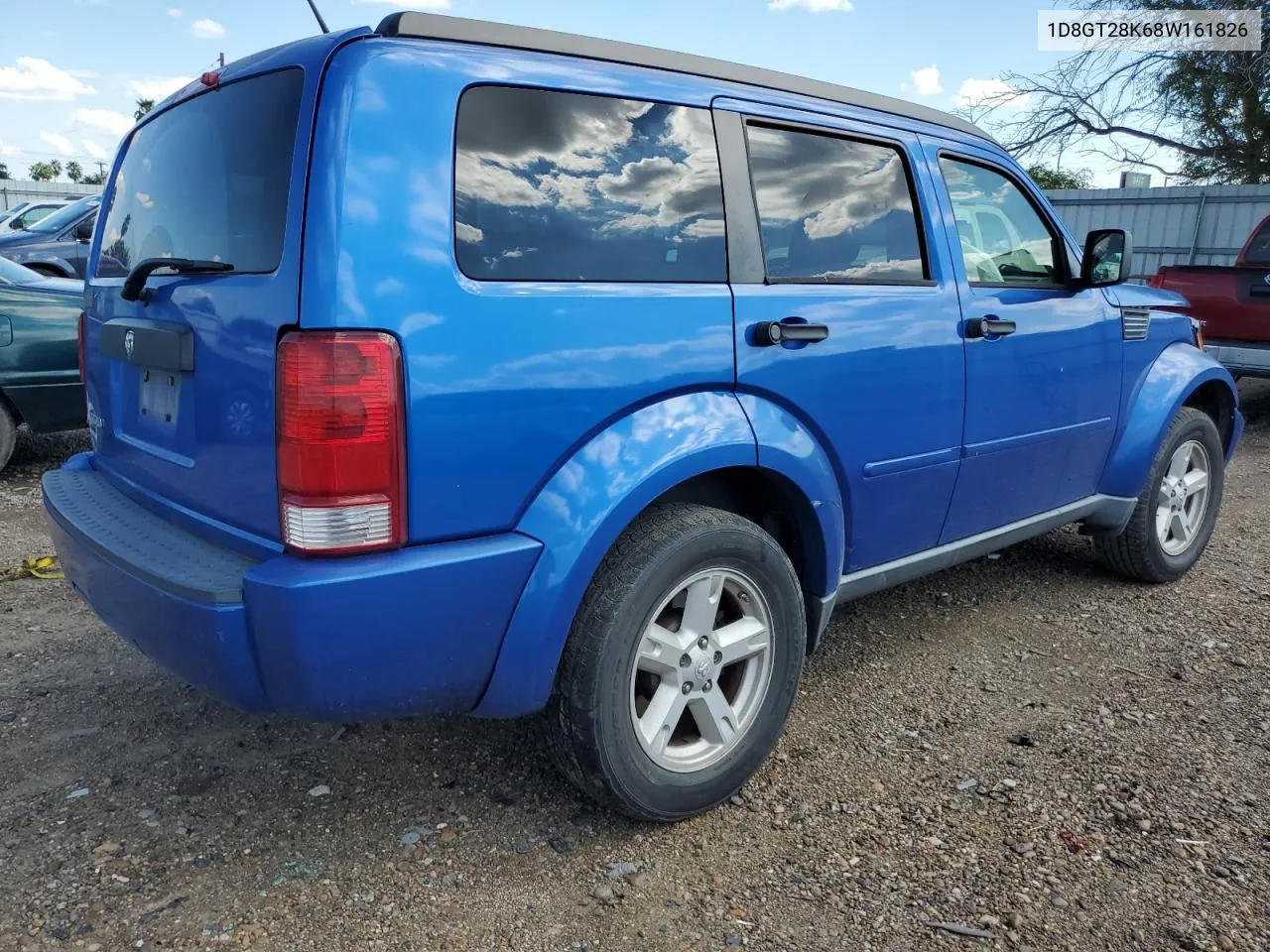 2008 Dodge Nitro Sxt VIN: 1D8GT28K68W161826 Lot: 75060944