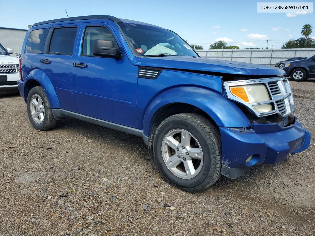 2008 Dodge Nitro Sxt VIN: 1D8GT28K68W161826 Lot: 75060944