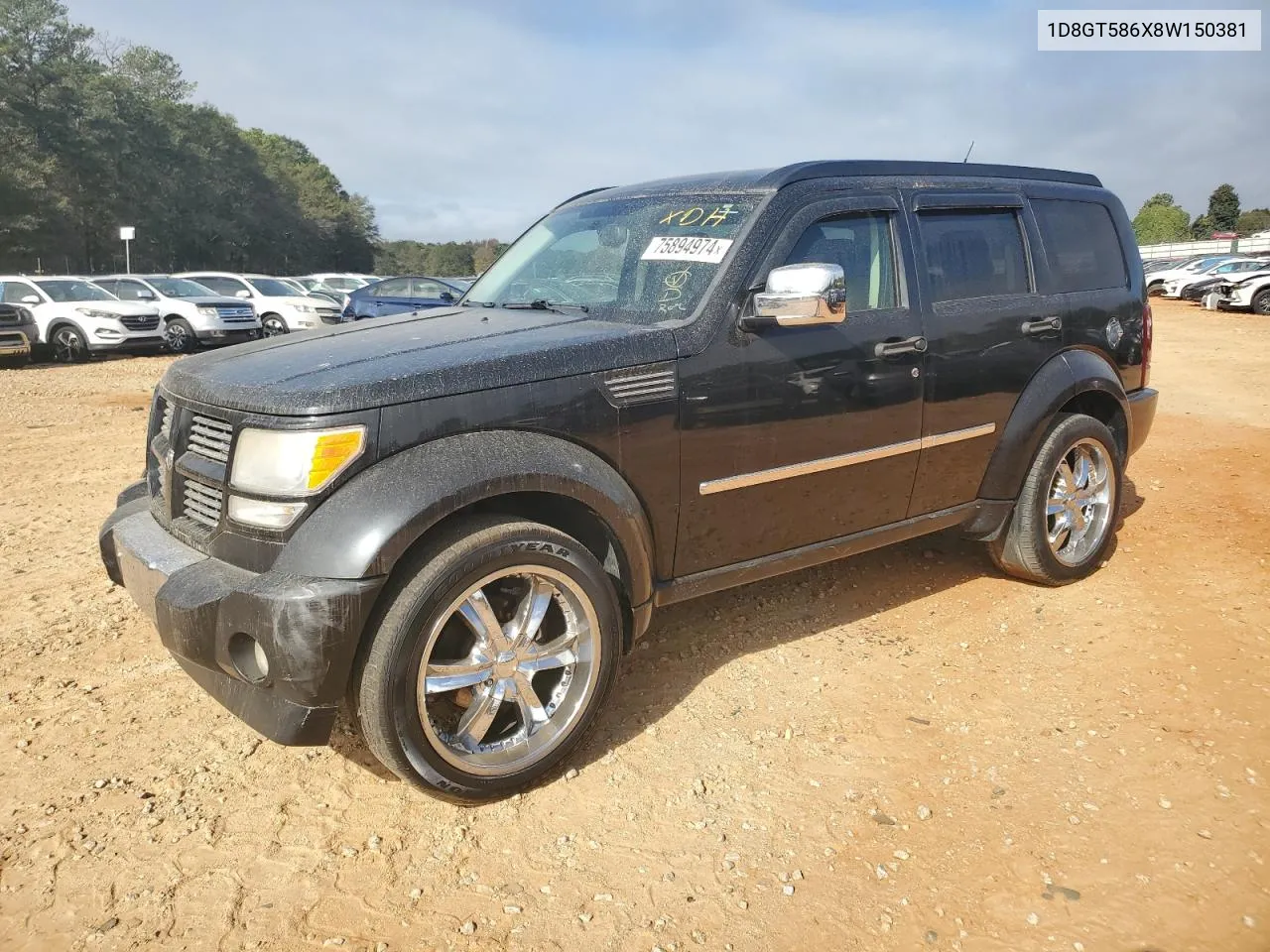 2008 Dodge Nitro R/T VIN: 1D8GT586X8W150381 Lot: 75894974