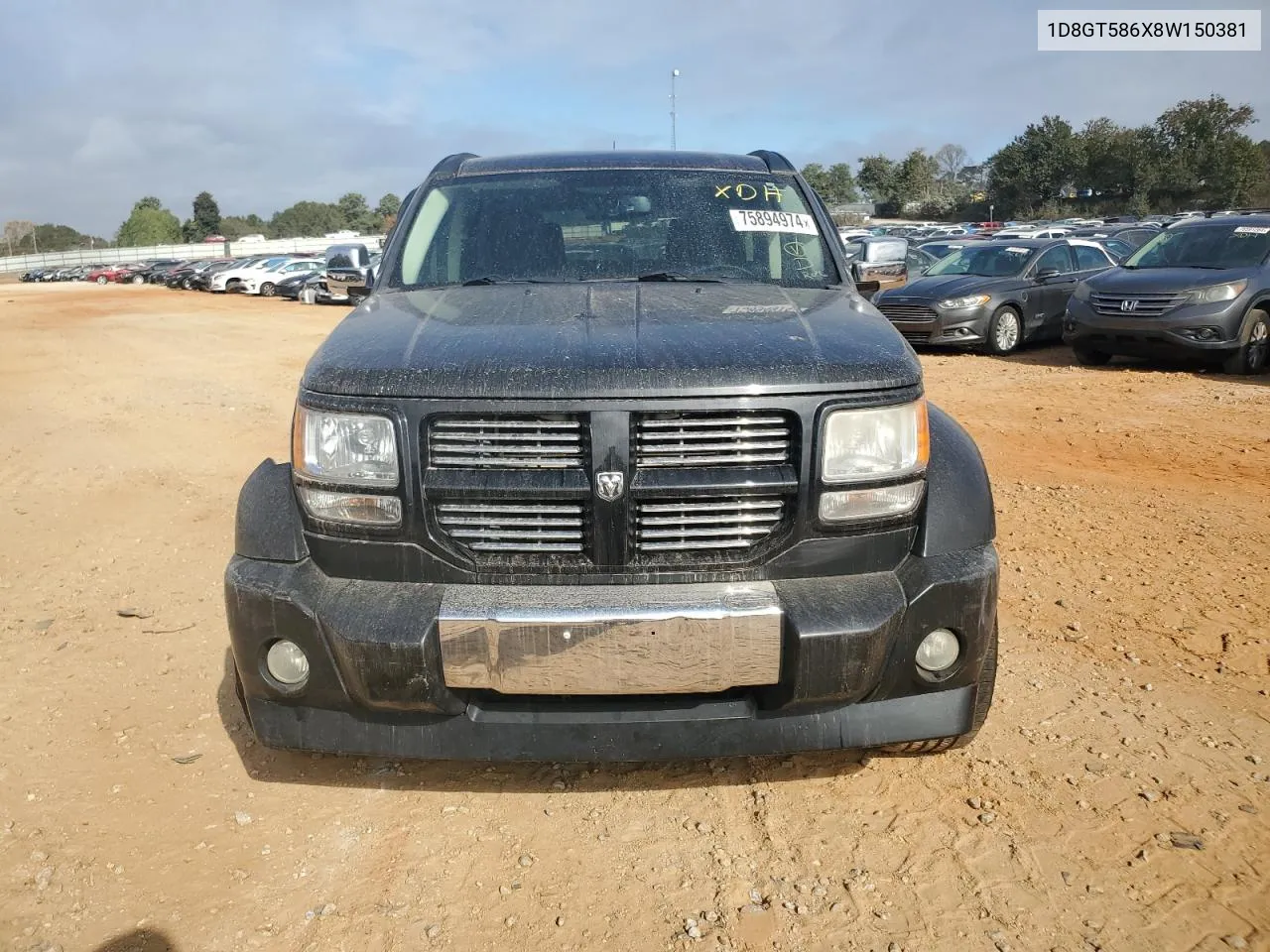 2008 Dodge Nitro R/T VIN: 1D8GT586X8W150381 Lot: 75894974