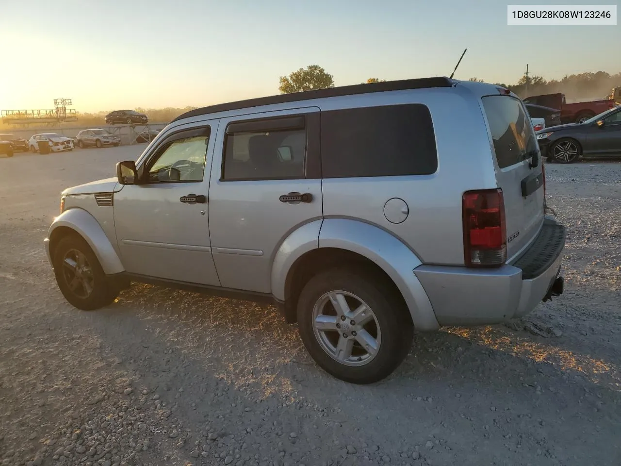 2008 Dodge Nitro Sxt VIN: 1D8GU28K08W123246 Lot: 77112144