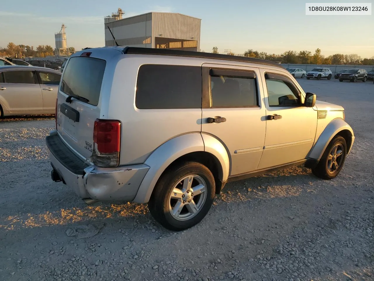 2008 Dodge Nitro Sxt VIN: 1D8GU28K08W123246 Lot: 77112144