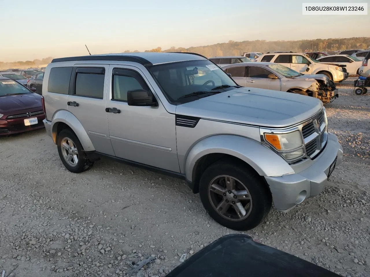 2008 Dodge Nitro Sxt VIN: 1D8GU28K08W123246 Lot: 77112144