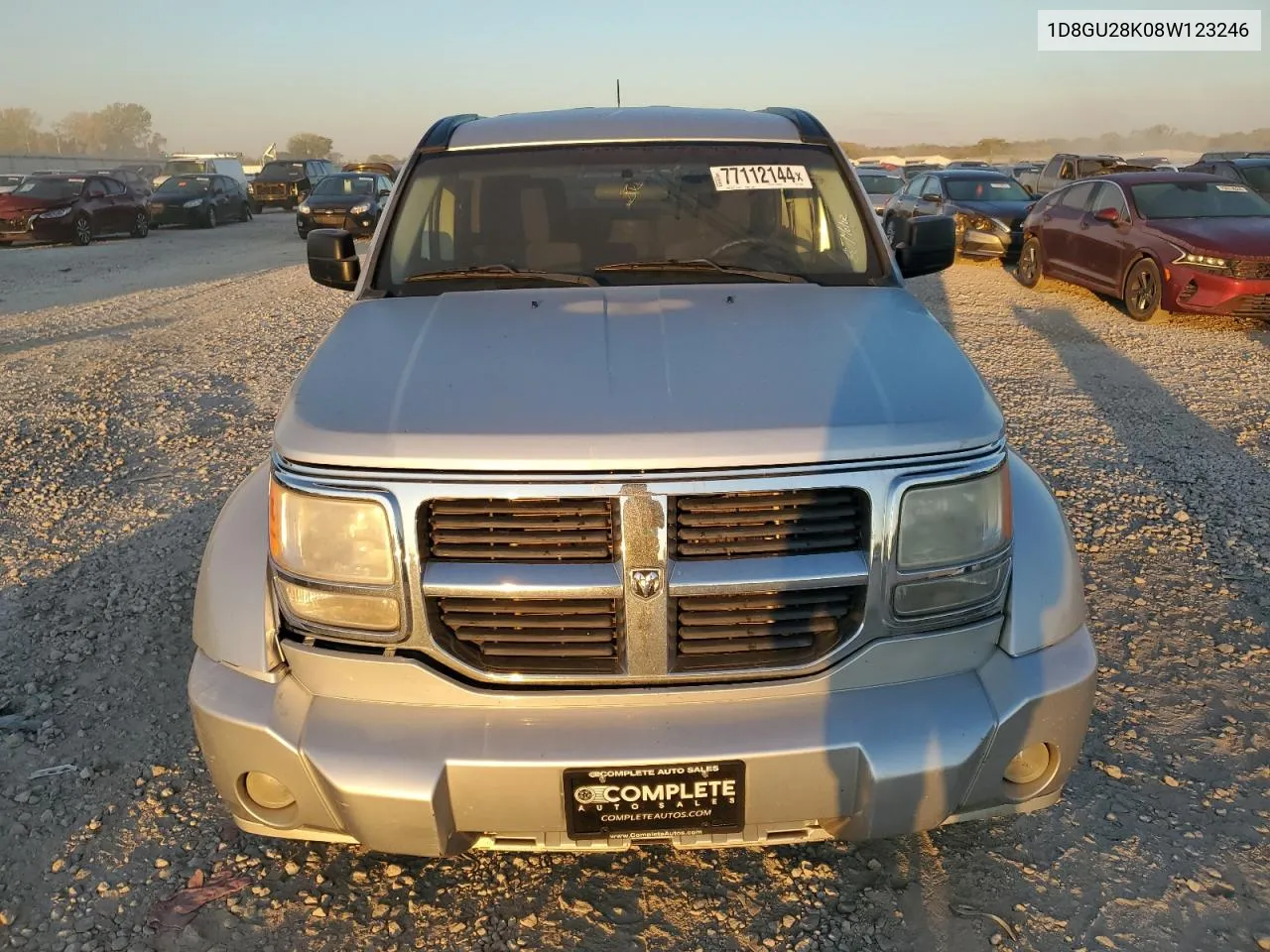 2008 Dodge Nitro Sxt VIN: 1D8GU28K08W123246 Lot: 77112144