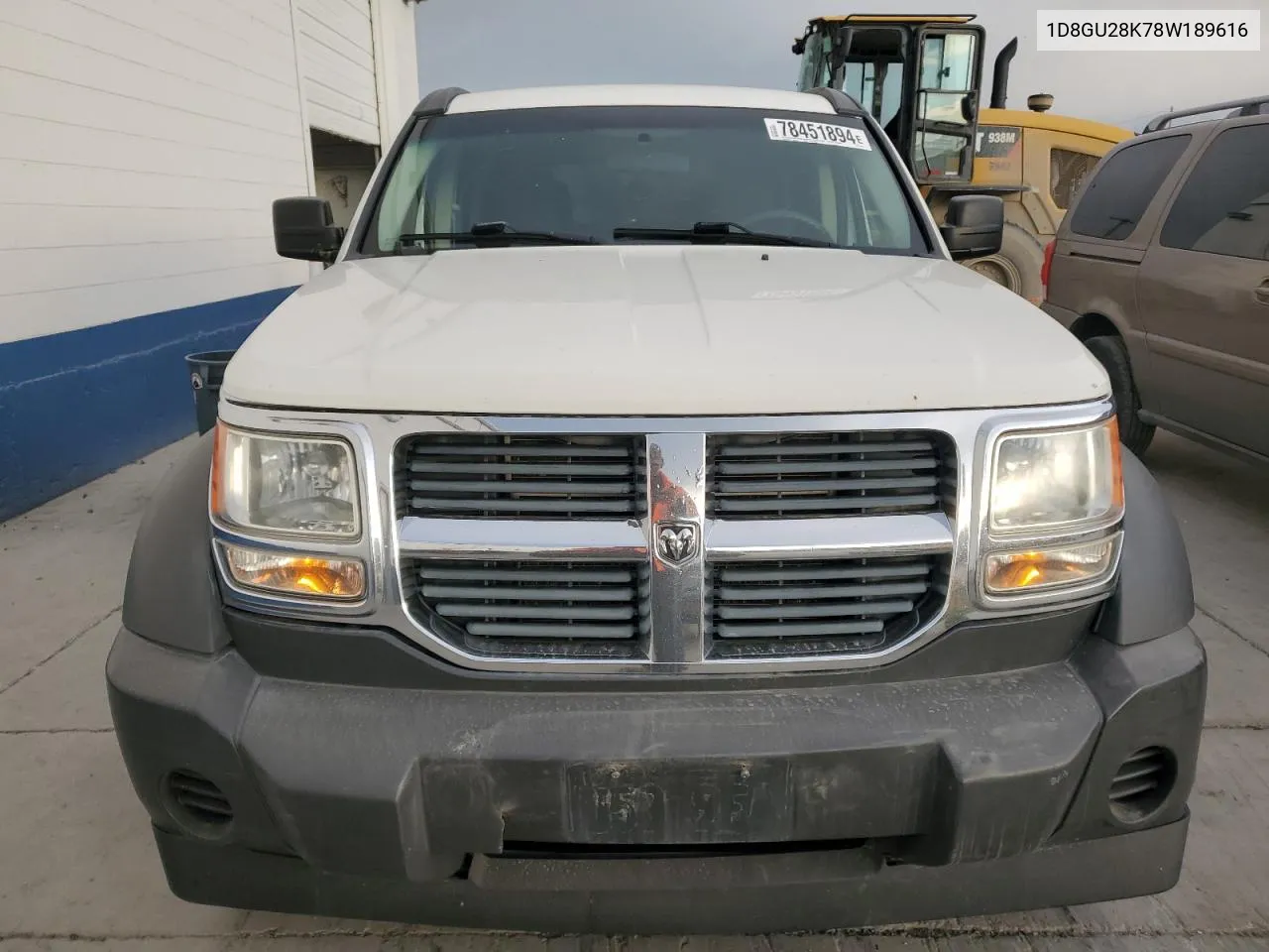 2008 Dodge Nitro Sxt VIN: 1D8GU28K78W189616 Lot: 78451894