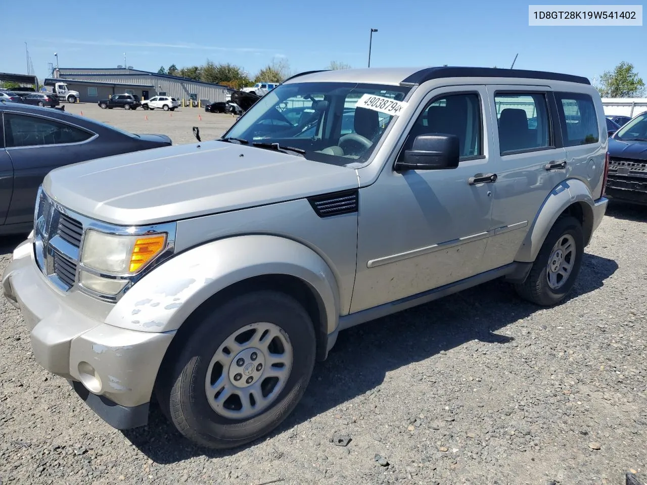 2009 Dodge Nitro Se VIN: 1D8GT28K19W541402 Lot: 57487874