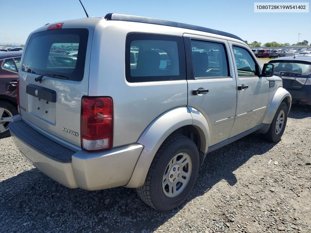 2009 Dodge Nitro Se VIN: 1D8GT28K19W541402 Lot: 57487874