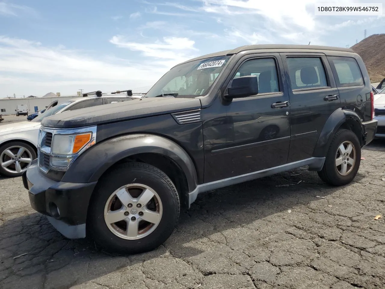 2009 Dodge Nitro Se VIN: 1D8GT28K99W546752 Lot: 66042074