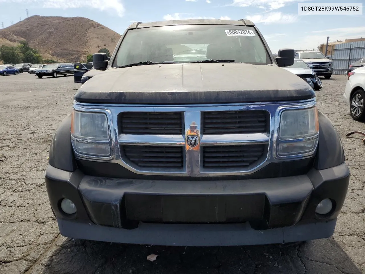 1D8GT28K99W546752 2009 Dodge Nitro Se