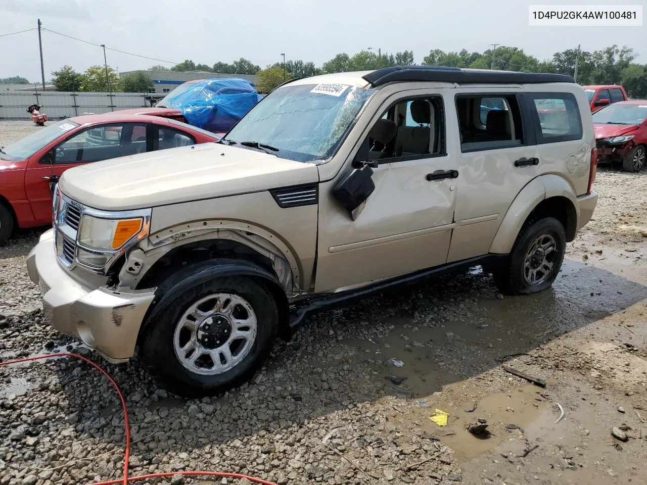 2010 Dodge Nitro Se VIN: 1D4PU2GK4AW100481 Lot: 63995594