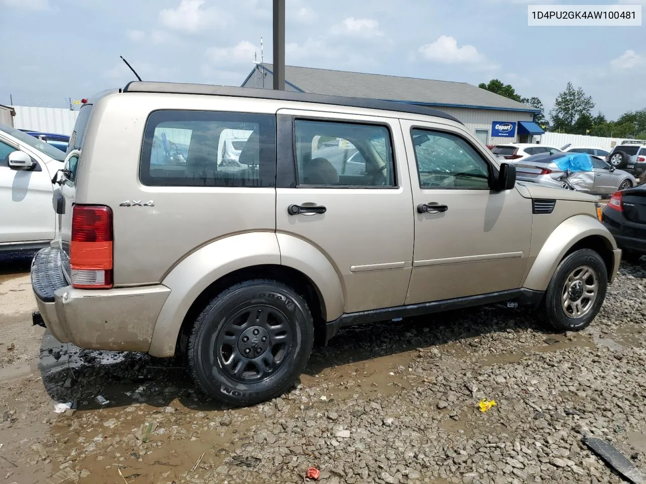 2010 Dodge Nitro Se VIN: 1D4PU2GK4AW100481 Lot: 63995594