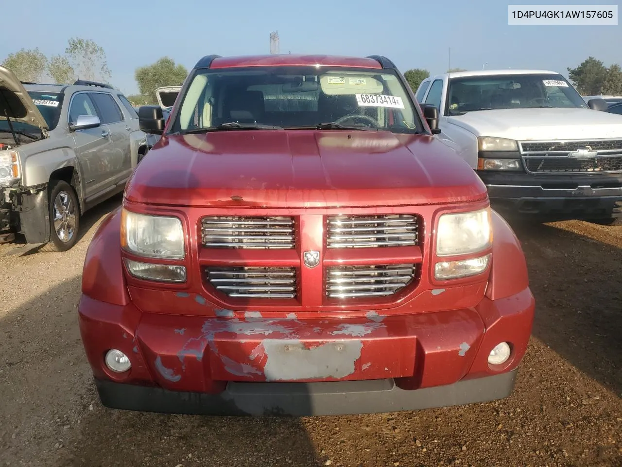 2010 Dodge Nitro Heat VIN: 1D4PU4GK1AW157605 Lot: 68373414