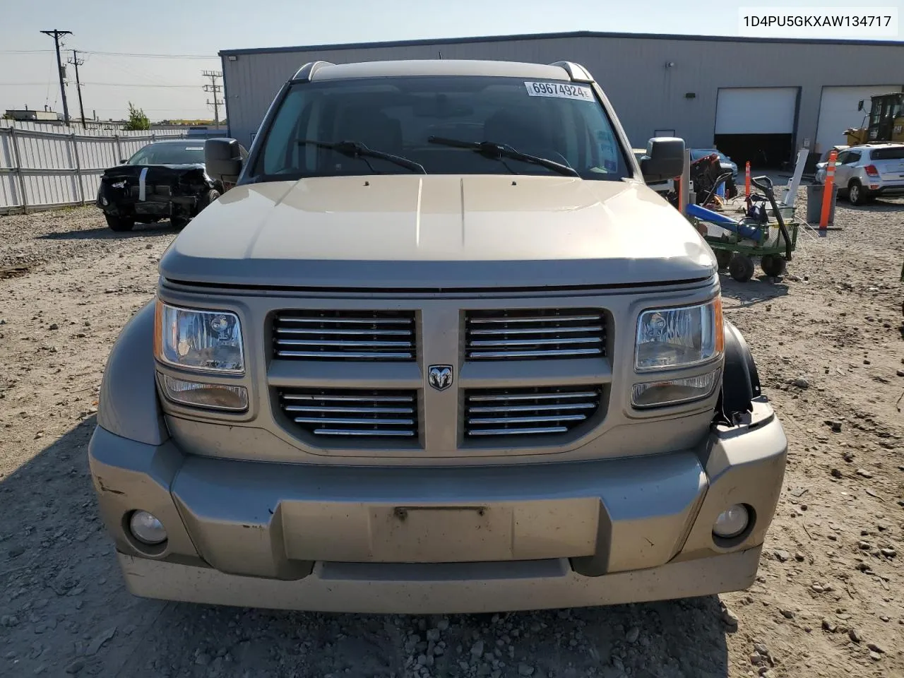 2010 Dodge Nitro Sxt VIN: 1D4PU5GKXAW134717 Lot: 69674924