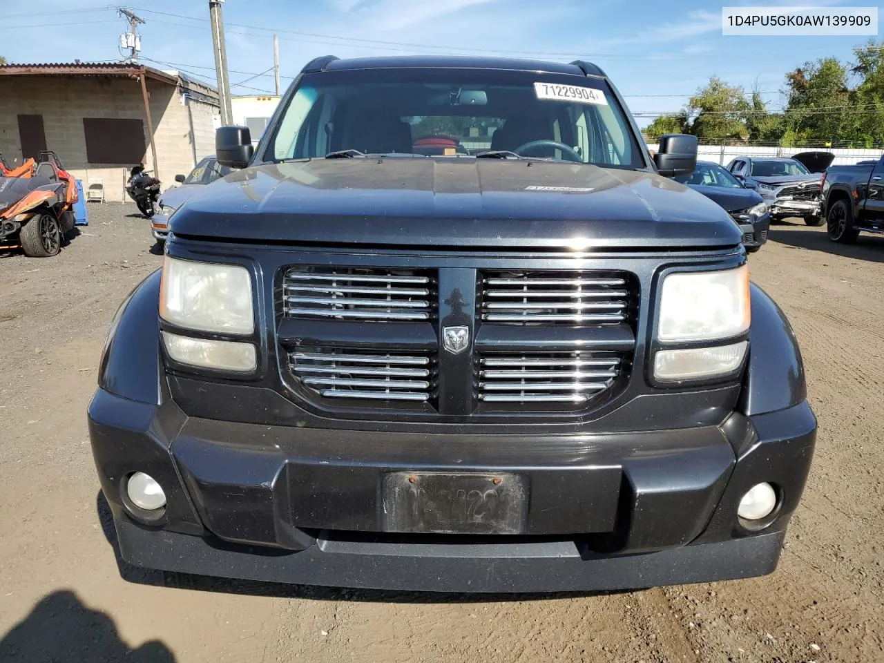 2010 Dodge Nitro Sxt VIN: 1D4PU5GK0AW139909 Lot: 71229904