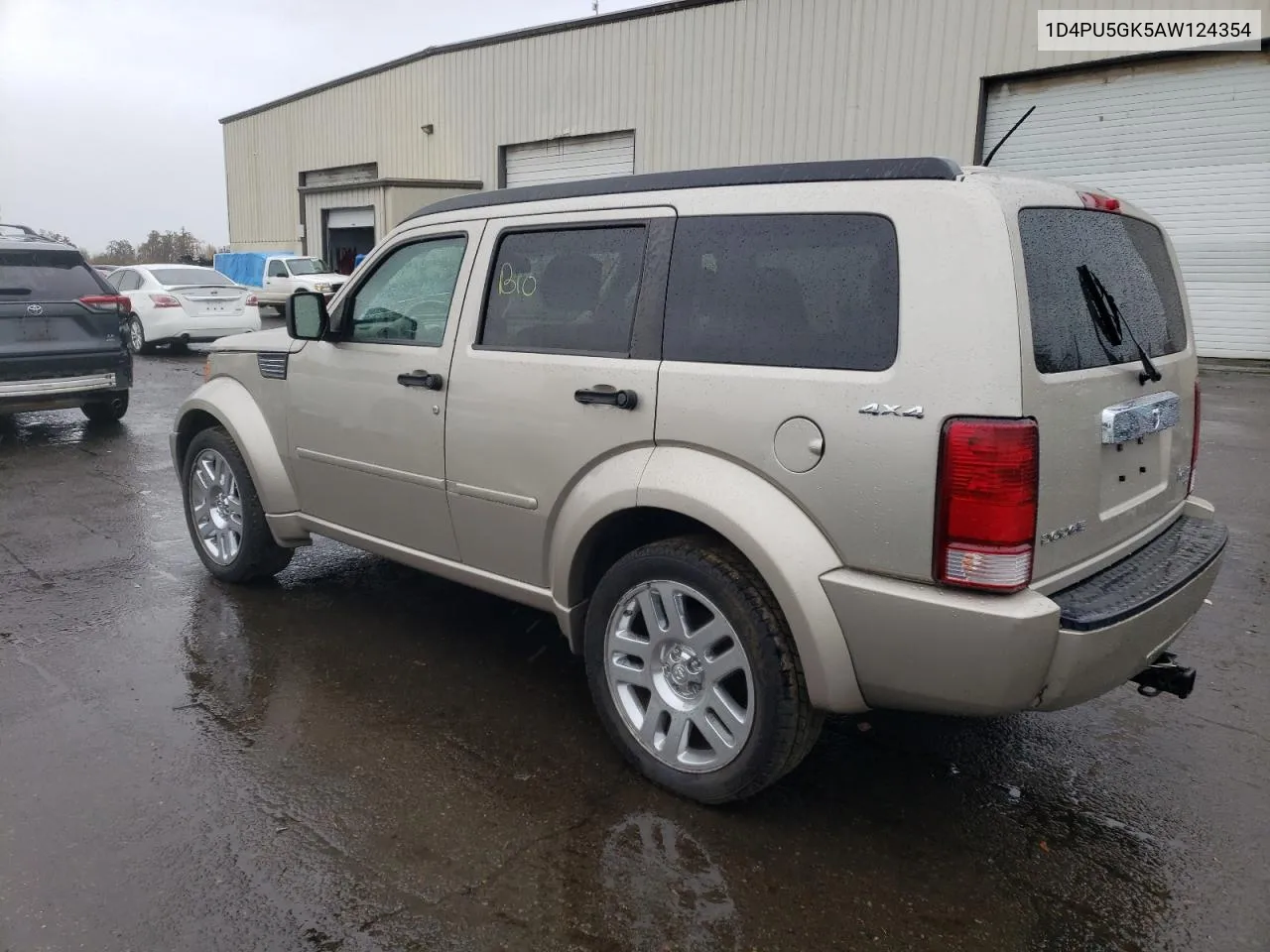 2010 Dodge Nitro Sxt VIN: 1D4PU5GK5AW124354 Lot: 80771444