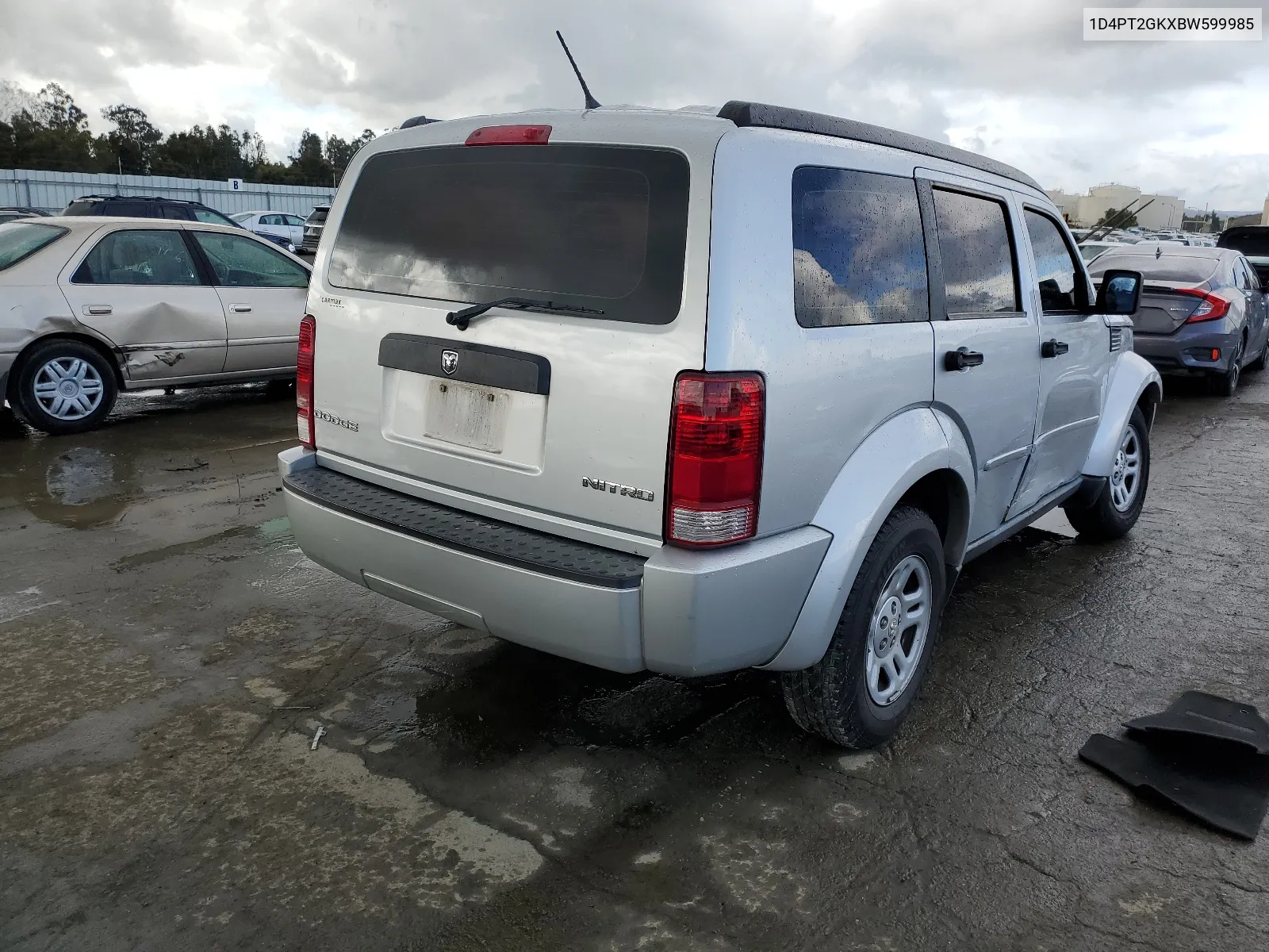 2011 Dodge Nitro Se VIN: 1D4PT2GKXBW599985 Lot: 43589494