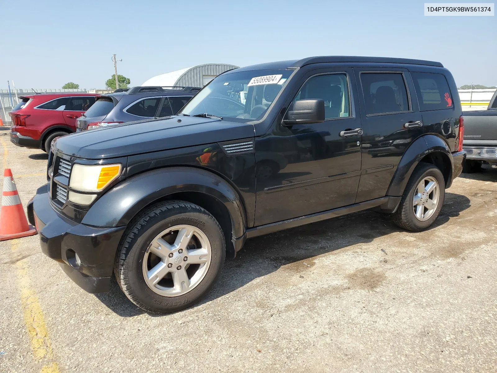 2011 Dodge Nitro Sxt VIN: 1D4PT5GK9BW561374 Lot: 55089904