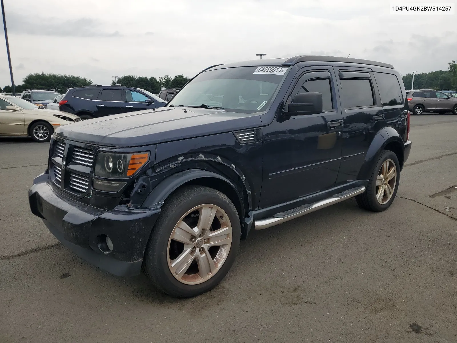 2011 Dodge Nitro Heat VIN: 1D4PU4GK2BW514257 Lot: 64826014