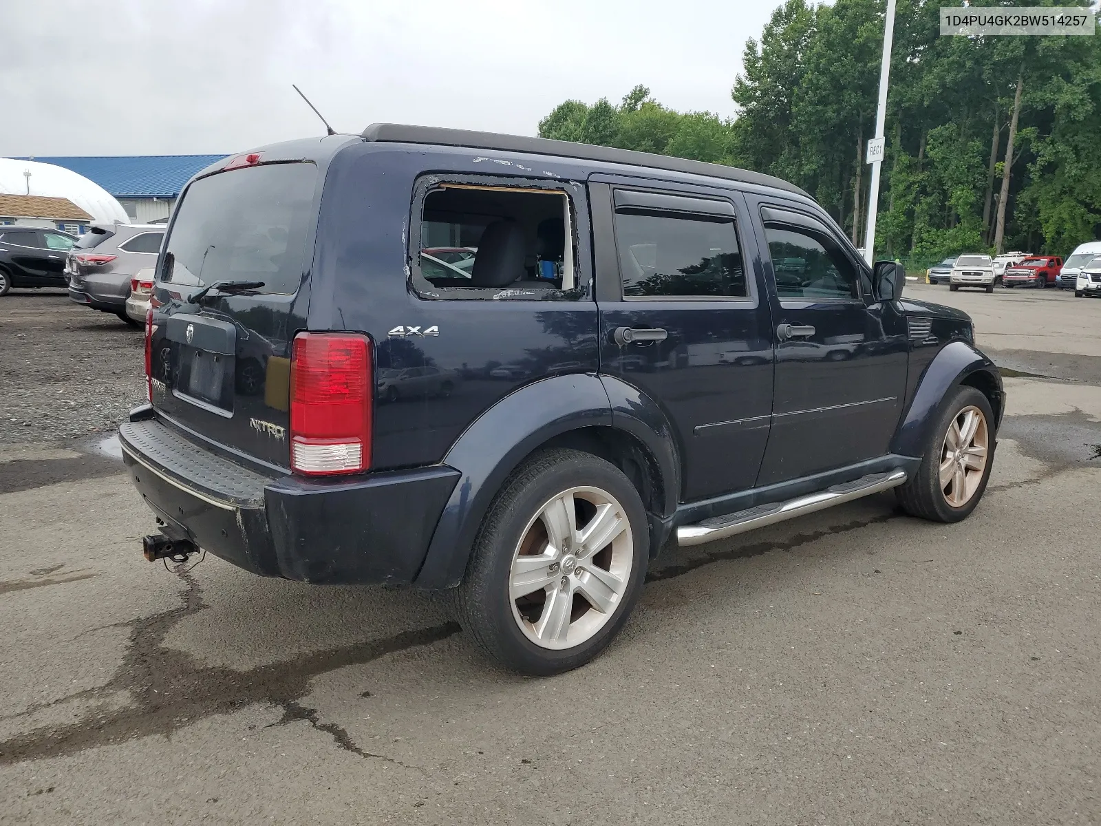 2011 Dodge Nitro Heat VIN: 1D4PU4GK2BW514257 Lot: 64826014