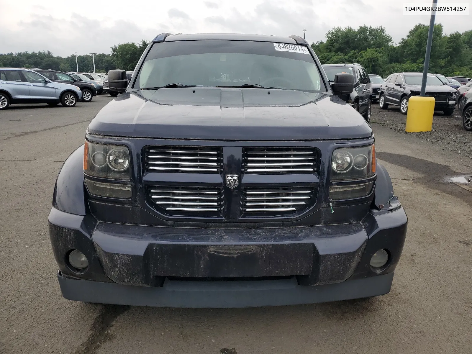 2011 Dodge Nitro Heat VIN: 1D4PU4GK2BW514257 Lot: 64826014