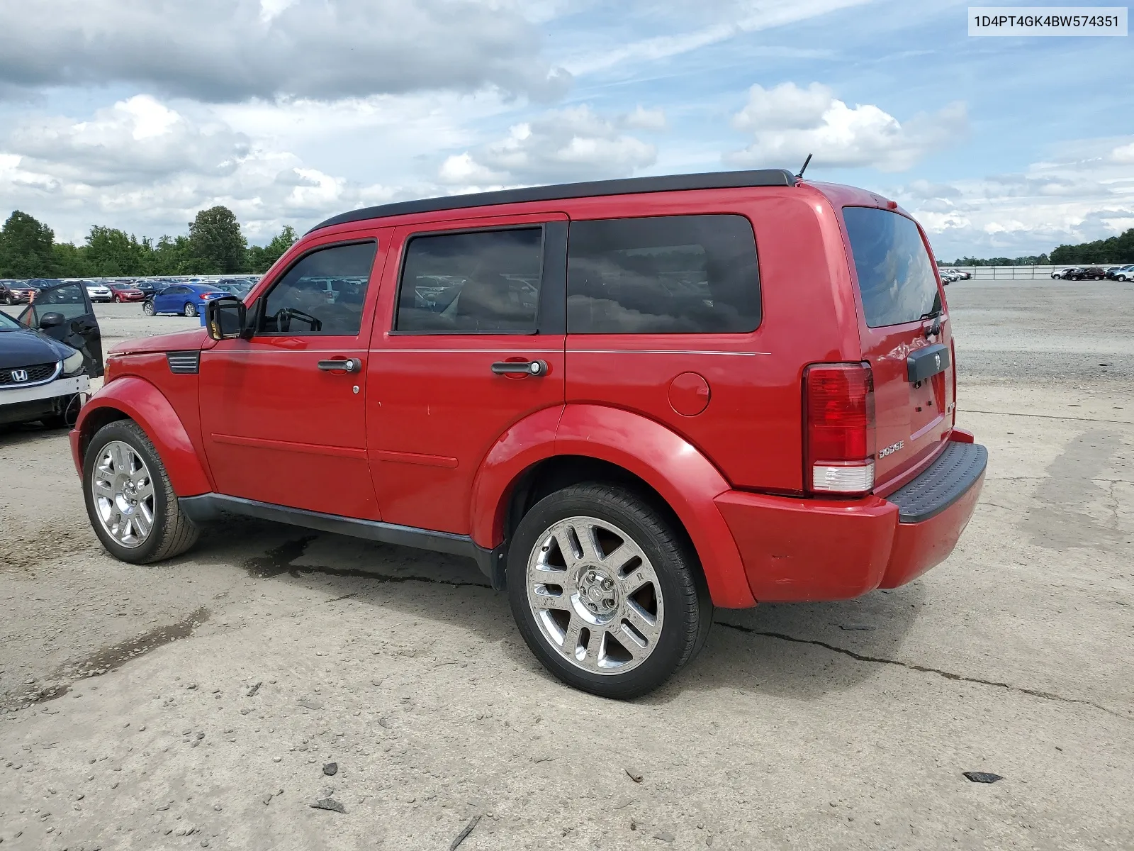 2011 Dodge Nitro Heat VIN: 1D4PT4GK4BW574351 Lot: 64827014