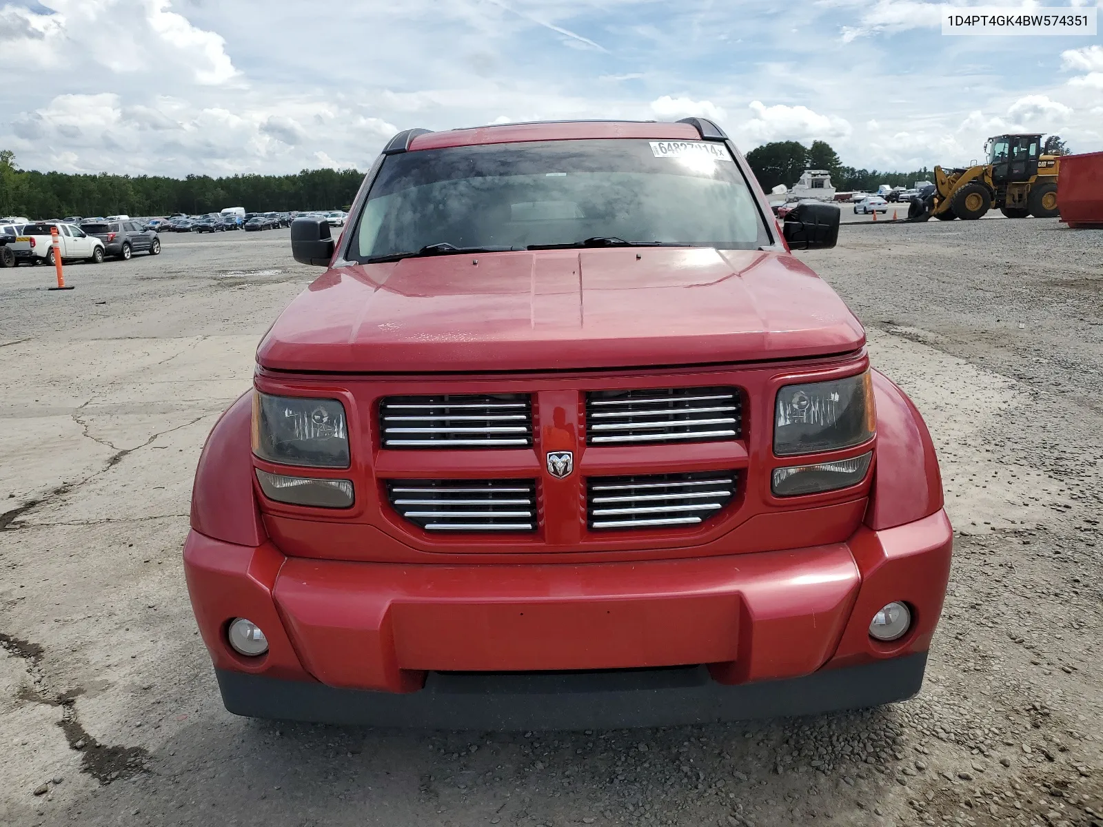 2011 Dodge Nitro Heat VIN: 1D4PT4GK4BW574351 Lot: 64827014