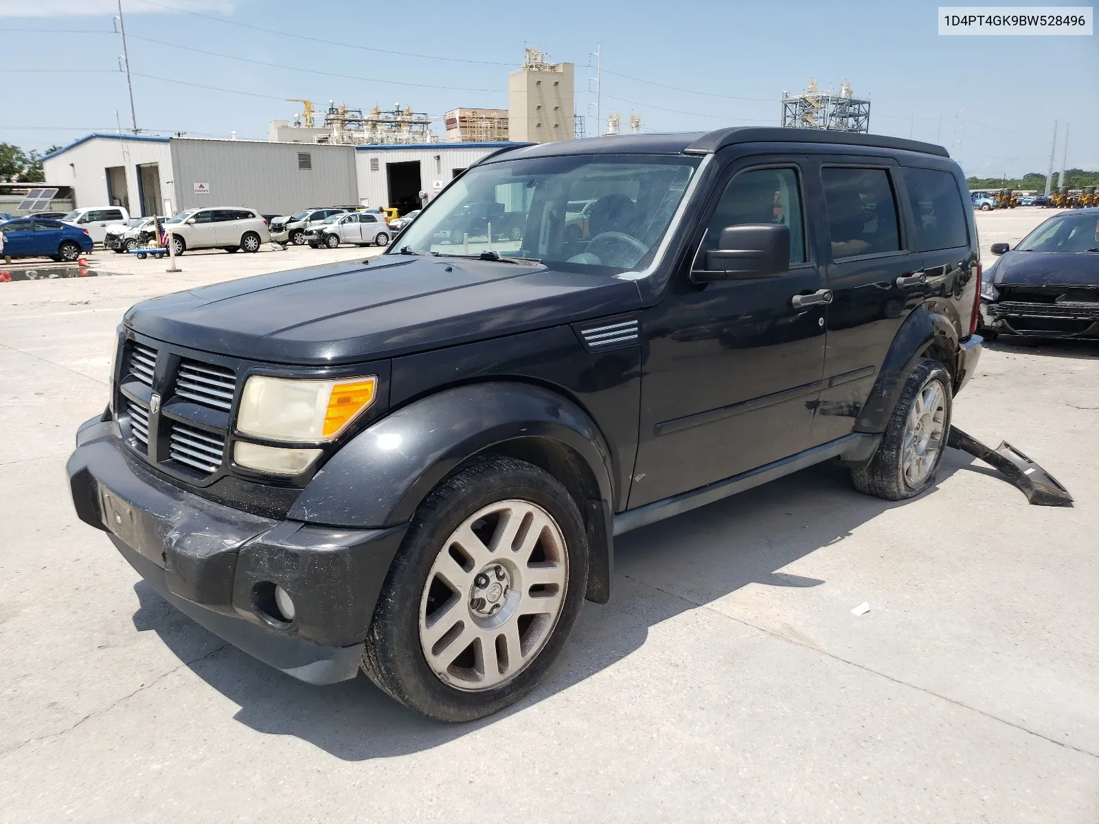 2011 Dodge Nitro Heat VIN: 1D4PT4GK9BW528496 Lot: 64884344