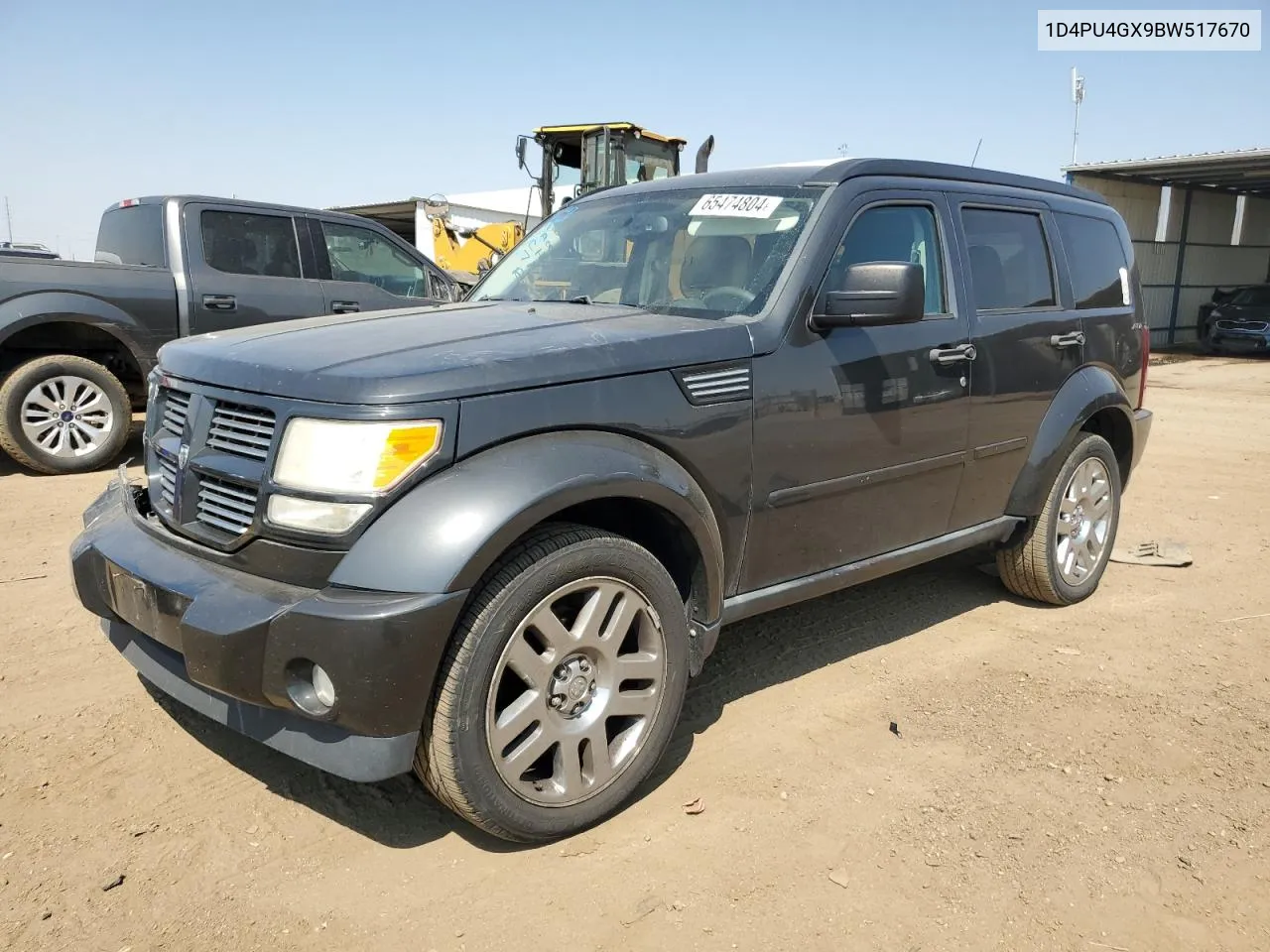 2011 Dodge Nitro Heat VIN: 1D4PU4GX9BW517670 Lot: 65474804