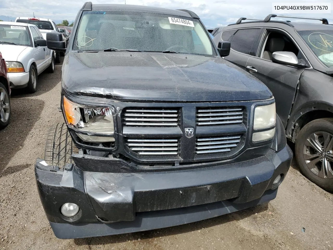 2011 Dodge Nitro Heat VIN: 1D4PU4GX9BW517670 Lot: 65474804