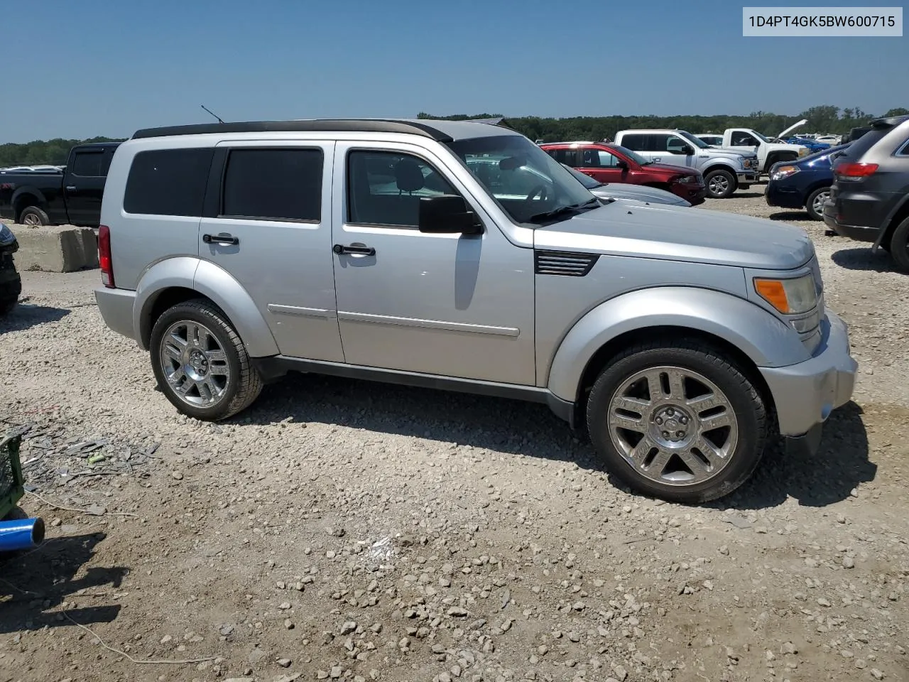 2011 Dodge Nitro Heat VIN: 1D4PT4GK5BW600715 Lot: 66208014