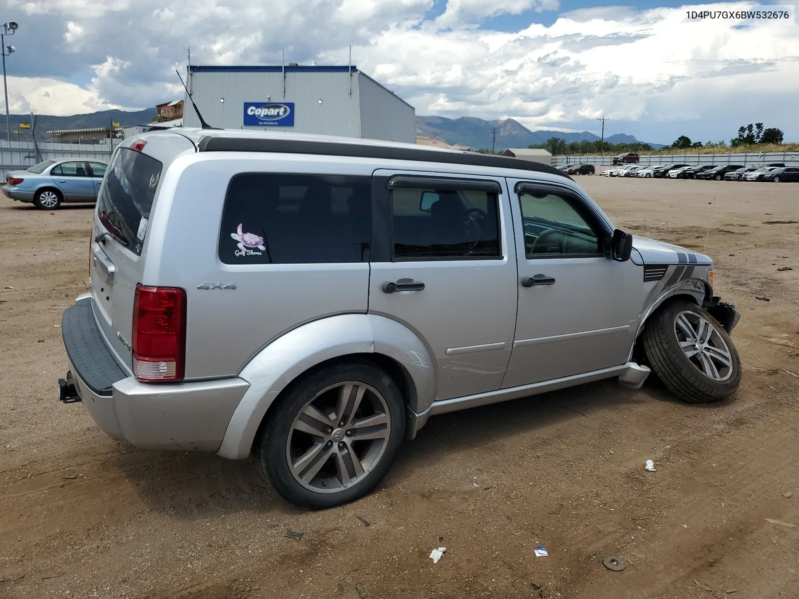 2011 Dodge Nitro Shock VIN: 1D4PU7GX6BW532676 Lot: 66434664