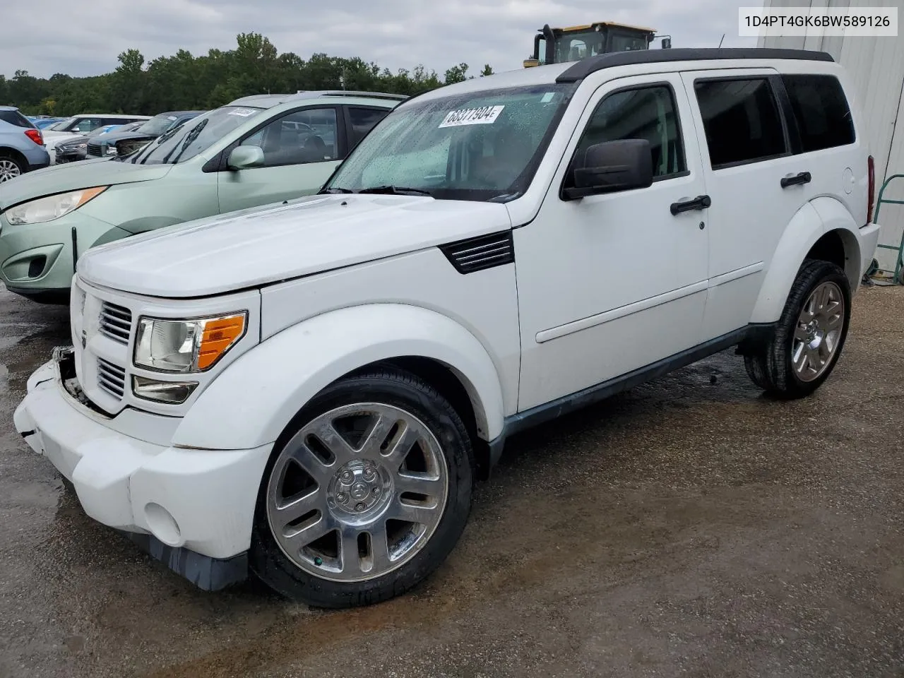 2011 Dodge Nitro Heat VIN: 1D4PT4GK6BW589126 Lot: 68377904