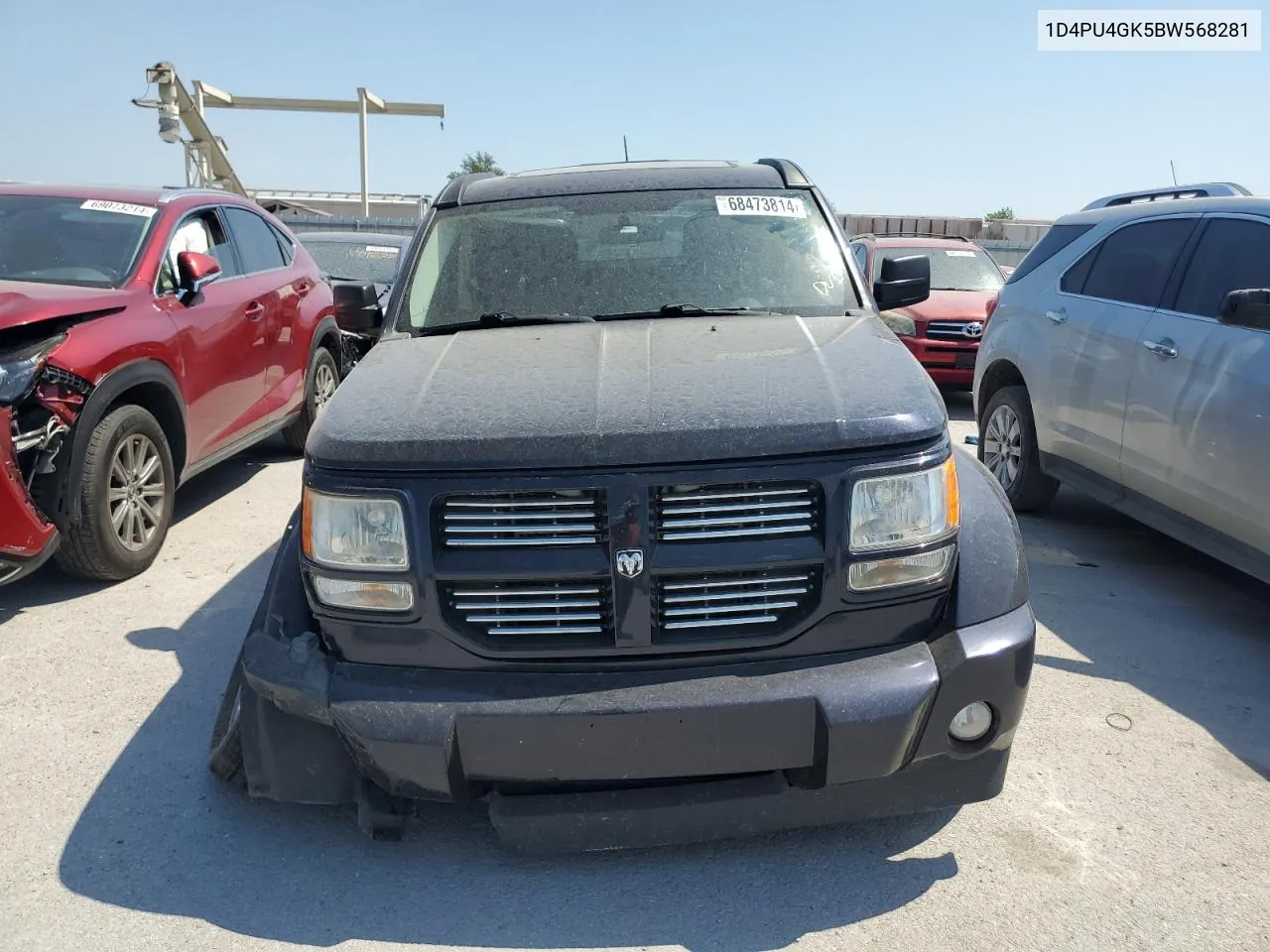 2011 Dodge Nitro Heat VIN: 1D4PU4GK5BW568281 Lot: 68473814