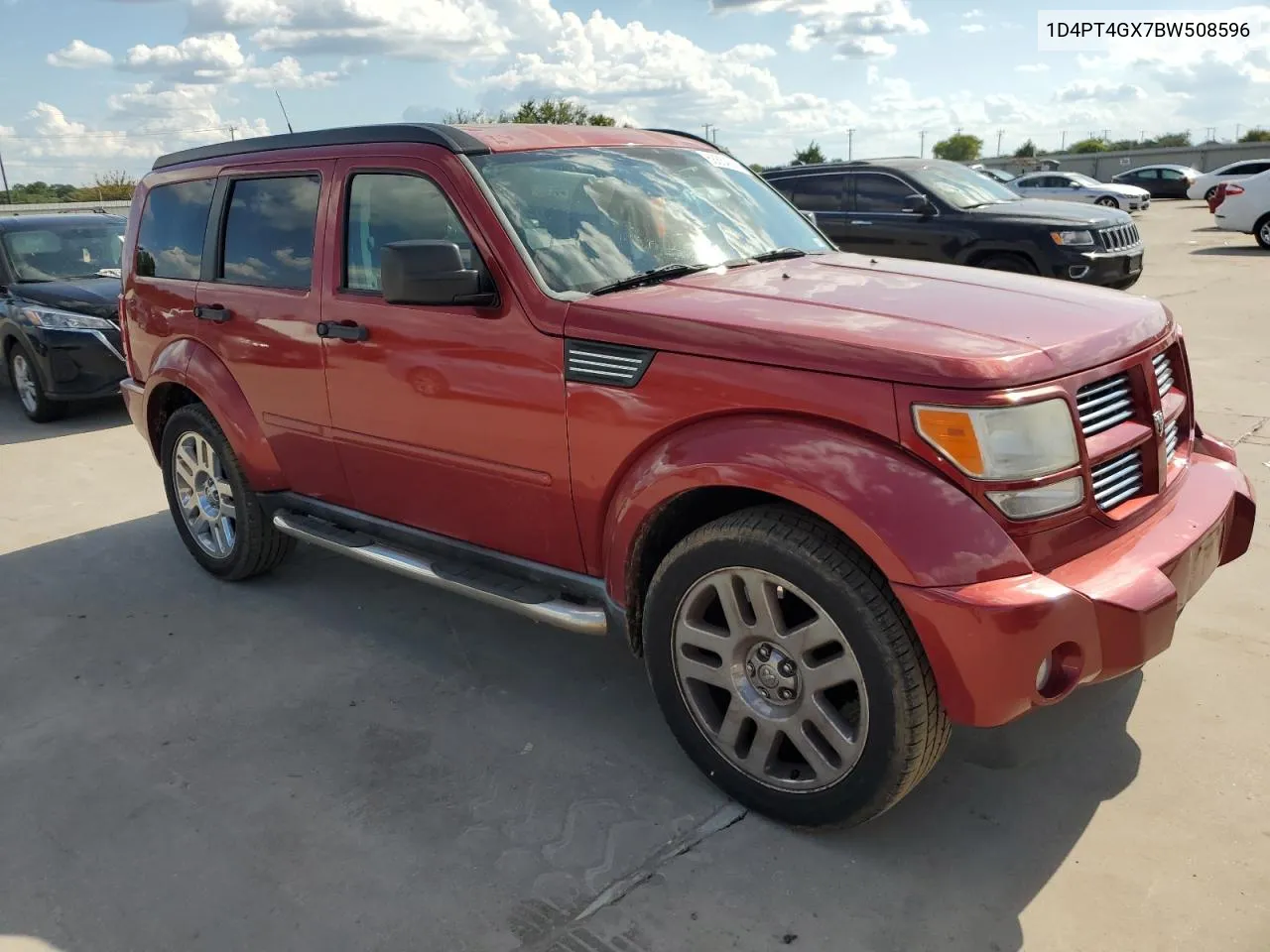 2011 Dodge Nitro Heat VIN: 1D4PT4GX7BW508596 Lot: 68854284