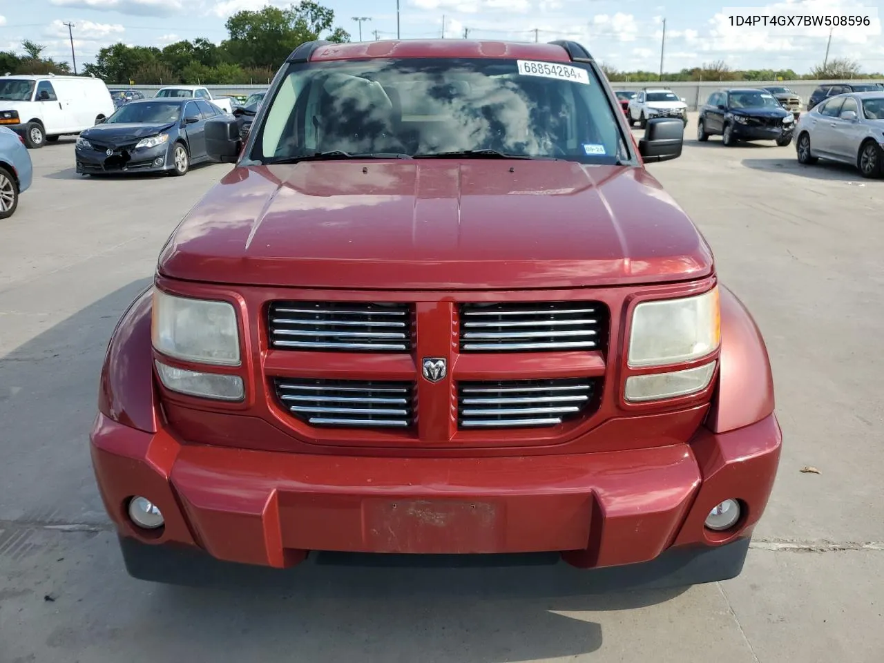 2011 Dodge Nitro Heat VIN: 1D4PT4GX7BW508596 Lot: 68854284