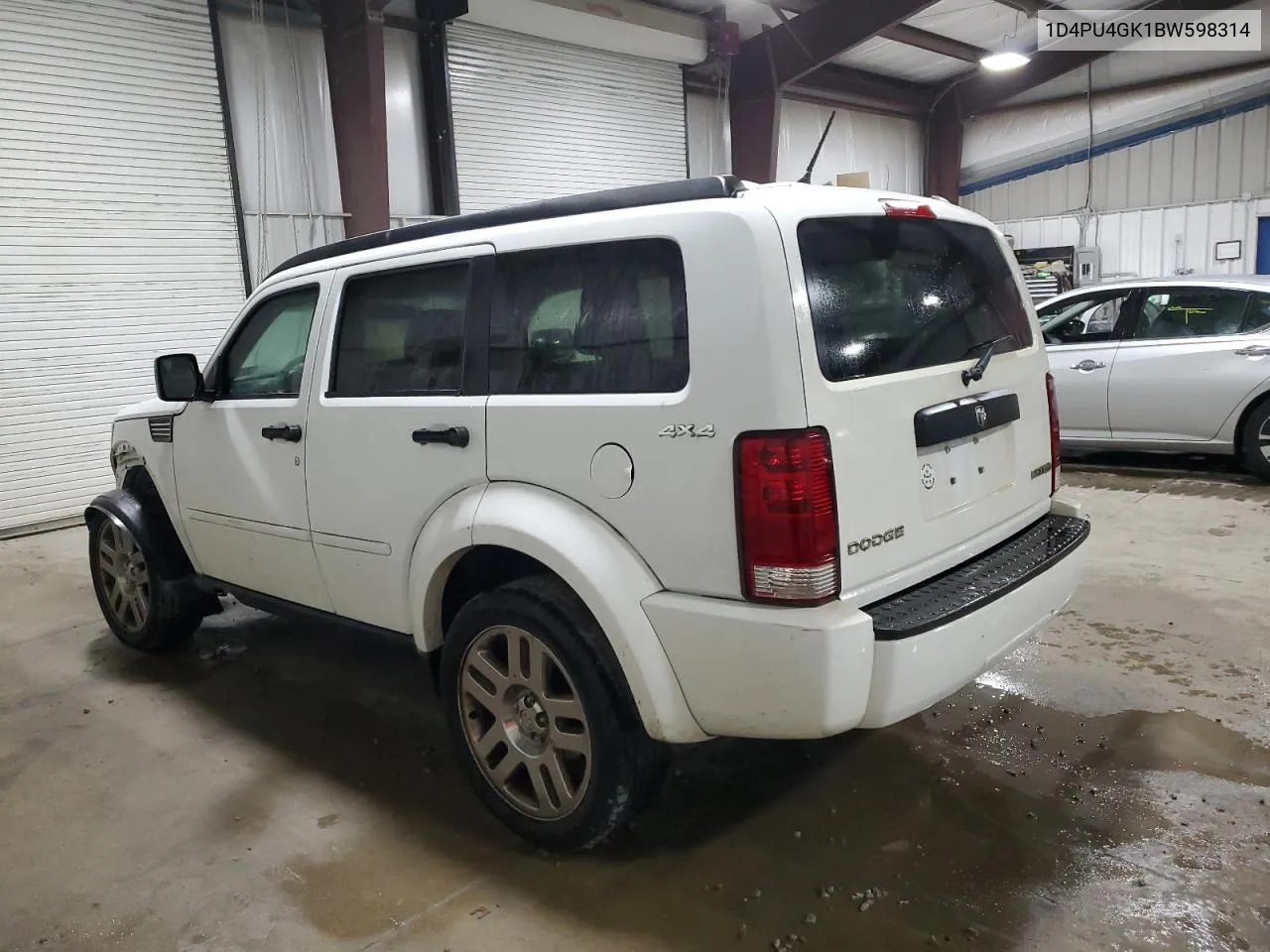 2011 Dodge Nitro Heat VIN: 1D4PU4GK1BW598314 Lot: 69631404